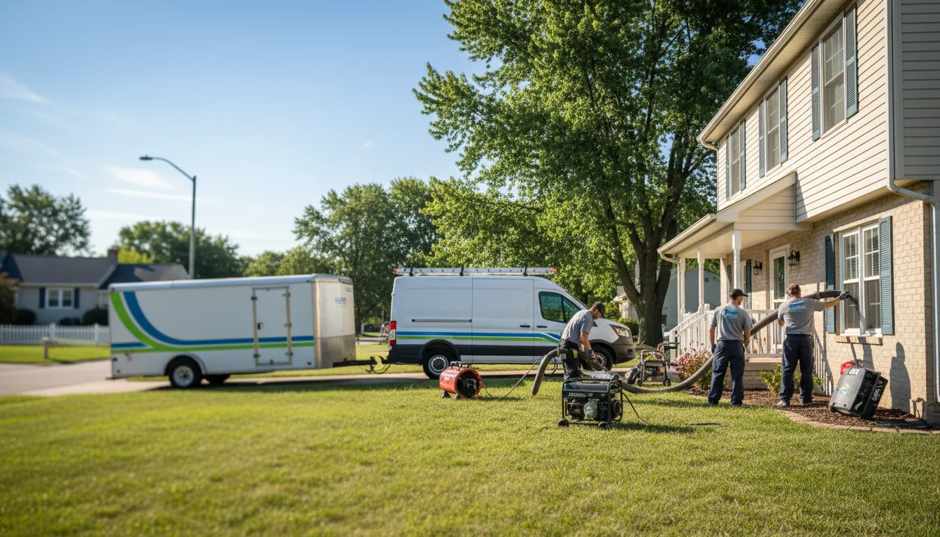 Flooded Basement Restoration And Cleanup With Repair in Maynard, MA near me